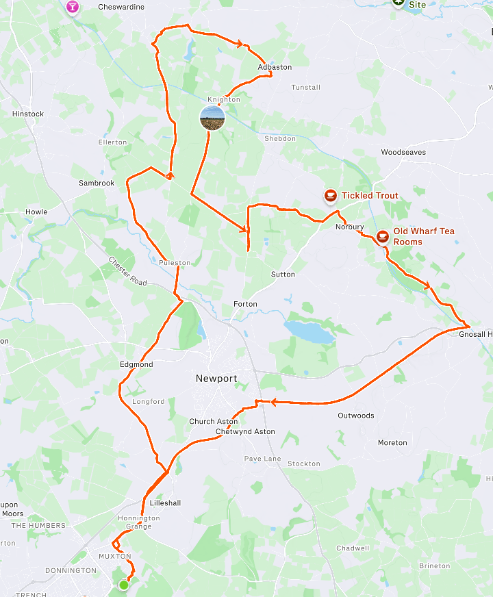 Todays route